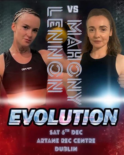 Evolution Fight Show on Instagram: "🔥 EVOLUTION FIGHT NIGHT — THIS SATURDAY 🔥 These female matchups are gonna be savage — Back your fighter in the comments there, sound 🔥👇 #EvolutionFightShow #WomenInCombat #girlswhofight #beastmode #femalefighters #dublinevents"
