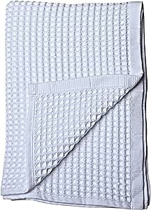 Honeycomb Hand Towels for Bathroom - Luxury Waffle Weave Hand Towels - Premium 100% Turkish Organic Cotton Waffle Towels (White, 1)