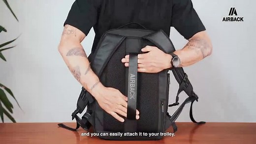 Airback | The backpack with Built-in Compression Tech