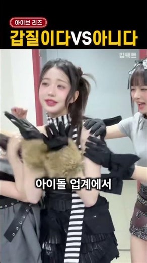 '갑질이냐 아니냐' 말 나오는 아이브 리즈