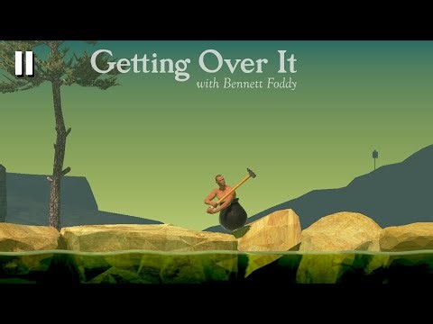 Getting over it gameplay playing on mobile | getting over it speedrun