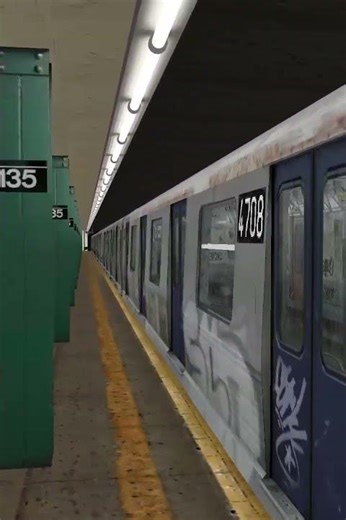 Openbve Shorts: R42 Pre-GOH K Train arriving at 135th St🚇🗽 #shorts #fyp #nycsubway