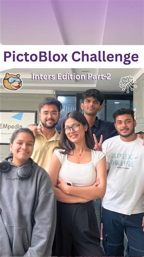 Can they guess it? PictoBlox Challenge with Interns #aiandrobotics #officelife