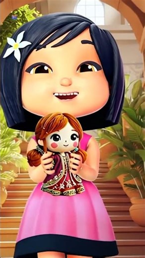 Meri Pyari Gudiya Song, मेरी प्यारी गुड़िया #shorts #preschool #viralshort #kidsrhymes #poems