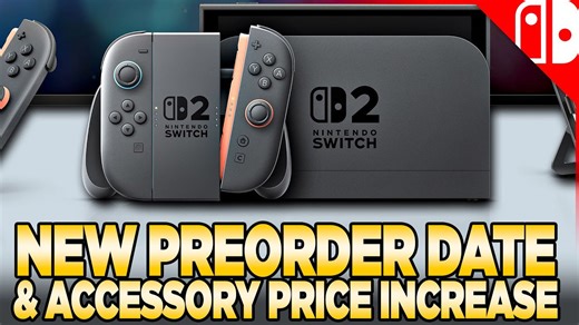 New Switch 2 pre-order date and accessory price increase