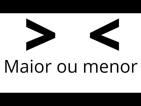 Macete para usar o sinal de maior que e menor que!!!
