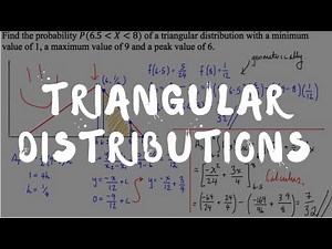 Continious Probability Distribution - Triangular Distribution (Example)