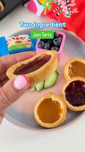 Easy 2 Ingredient Jam Tarts. A brilliant bake for kids to make by themselves. 1 roll shortcrust pastry 150g jam 1. Preheat the oven to 180c fan. 2. Use an 8cm cutter to cut out 12 circles from the pastry. 3. Press each of the circles into a muffin or cupcake tin. You don’t have to push them all the way in. 4. Add 2 teaspoon of jam to each of the pastry circles. 5. Bake in the oven for 13-14 minutes. 6. Allow the tarts to cool for a few minutes in the tin before removing. The pastry will shrink a