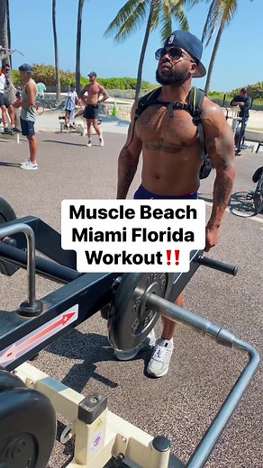 15K views · 327 reactions | Muscle Beach Miami Florida Workout‼️ #miami #florida #musclebeach #gym #fitness #gymhustlas | Feva Da General | Facebook