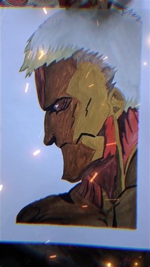 Drawing the Armored Titan from Attack on Titan 🔥