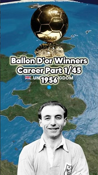 Sir Stanley Matthews 🏴󠁧󠁢󠁥󠁮󠁧󠁿 (1956 Ballon D’or Winner) Career #ballondor #football #stokecity