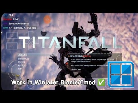 Titanfall 1 on-line in Winlator Ludashi + Configurations - Galaxy S23 FE and all GPUs!!!