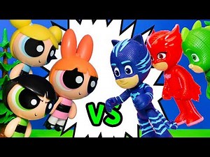 PJ Masks have a Contest with Powerpuff Girls to help Rapunzel