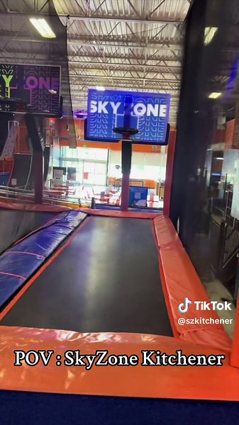 SkyZone Kitchener: The ultimate playground for thrill-seekers! 🌟 Jump, flip, and soar to new heights of fun. #SkyZoneKitchener #bouncingfun #PlayWithoutLimits
