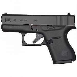 Glock 43, 6 Rounds Semi Auto Handgun, 9mm - Shoot Straight