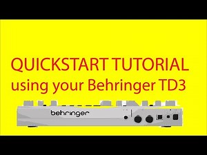Behringer TD3 Quick Start Tutorial