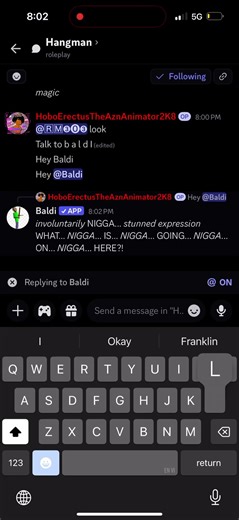 Discord bot is trippin