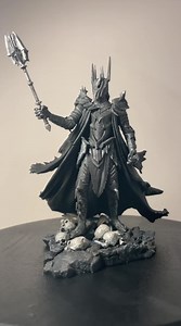 Lord of the Rings Sauron Figure Painted Handmade - Etsy