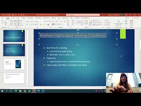 PowerPoint 1G Northern Lights Walkabout with Professor Blowers