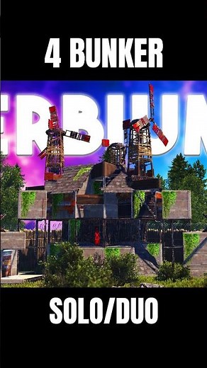 CHEAP & STRONG SOLO BUNKER | Erbium #rustbasedesign #rust