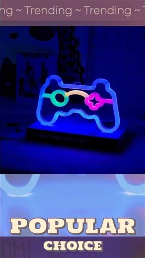 Gamepad Neon LED Light – Vibrant, Portable & Perfect for Any Space