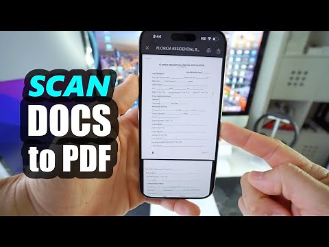How To Scan Documents to PDF with Apple iPhone 17