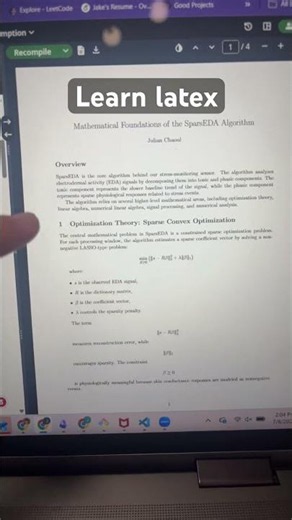 Learn latex, especially if you are in stem and research #computerscience #latex #learn