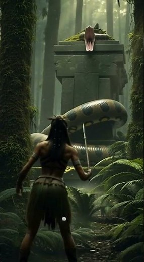 Anaconda Attracted to Tribal Woman – Shocking Stone Age Encounter #wildlifeentertainment #snake