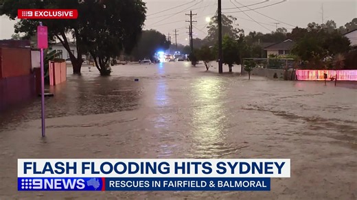 Torrential rain has battered parts of Sydney, with Strathfield and Fairfield among the worst hit by flash flooding. #9News | 9 News Sydney