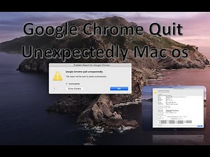 Google Chrome Quit Unexpectedly Error Mac Os 2022