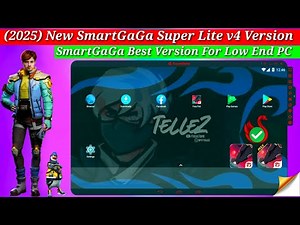 SmartGaGa Super Lite v4 New Emulator For Free Fire Low End PC | SmartGaGa Best Version For PC (2025)