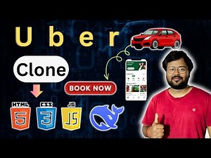 Uber Clone - A Complete Ride-Hailing App UI Clone Using ( Chat GPT + Deep Seek ) 🚖| Shubham Bytes
