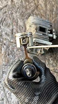 Stihl MS 180 chainsaw repair (hard to start / replacing the piston assembly and crankshaft)