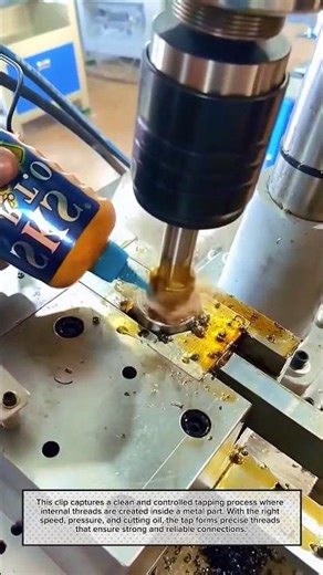 Watch How Internal Threads Are Formed with Perfect Control