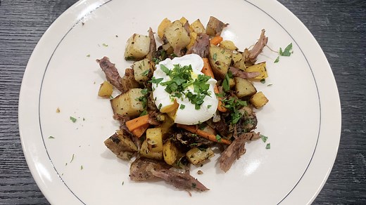 Duck Confit Hash - Andrew Zimmern