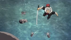 artist unknown hironori tanaka undead unluck animated cgi creatures effects fighting liquid smears | #250246 | sakugabooru