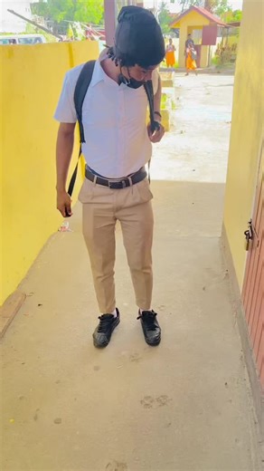 Young Male Student Accidentally Drops Phone in Toilet