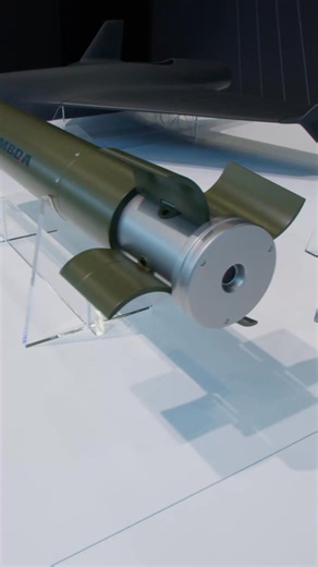 Making its debut at #DSEI is #AKERON MBT 120, a barrel-launched Non-Line-of-Sight (NLOS) missile set to revolutionise existing Main Battle Tank capabilities. 🎥 Tom explains how this fire-and-forget, spiral-development solution increases survivability. | MBDA