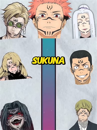 Who Is The Best Sukuna Vessel? (Part 2) | Jujutsu Kaisen #jujutsukaisen #sukuna #yujiitadori #animetiktok #anime
