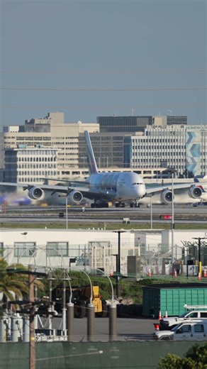 Habibi Emirates Airbus A380 going back to Dubai