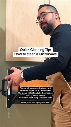 Here’s a simple, effective way to clean your microwave