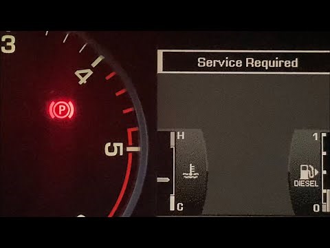 RESET - service required - range rover sport