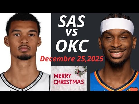 Oklahoma City Thunder vs San Antonio Spurs Full Game Highlights – December 25, 2025