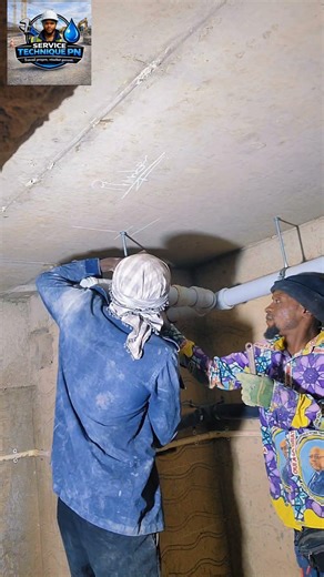 ¥ installation de pvc toilette