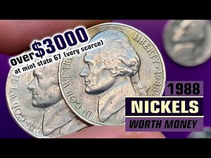 1988 Jefferson Nickels Worth Money? Find Out What They're Really Valued At!