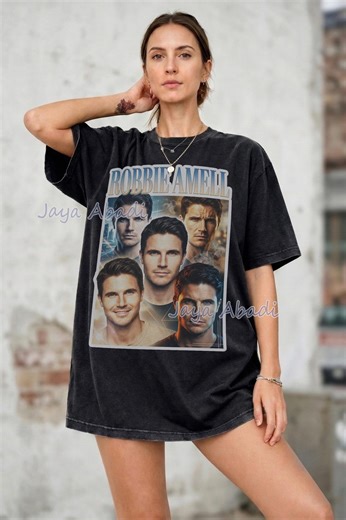 Robbie Amell 90s Bootleg T-shirt – Vintage Streetwear Graphic Tee, Grunge Unisex Shirt - Etsy