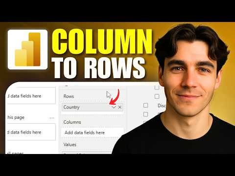 How To Convert Column Values To Rows In Matrix Visual In Power BI (Tutorial 2026)