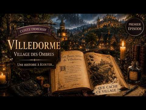 🌙 Les fleurs noires de Villedorme | Conte mystérieux raconté dans une ambiance cosy