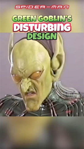The GREEN GOBLIN in Sam Raimi’s SPIDER-MAN was originally designed to be SCARY! Which design do you like better? #spiderman #greengoblin #samraimi #normanosborn | One Minute Critic