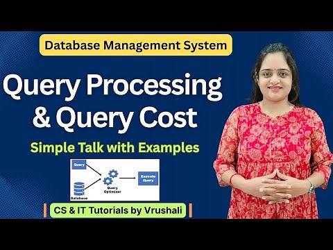 DBMS : Query Processing & Query Cost with Example | DBMS Full Course